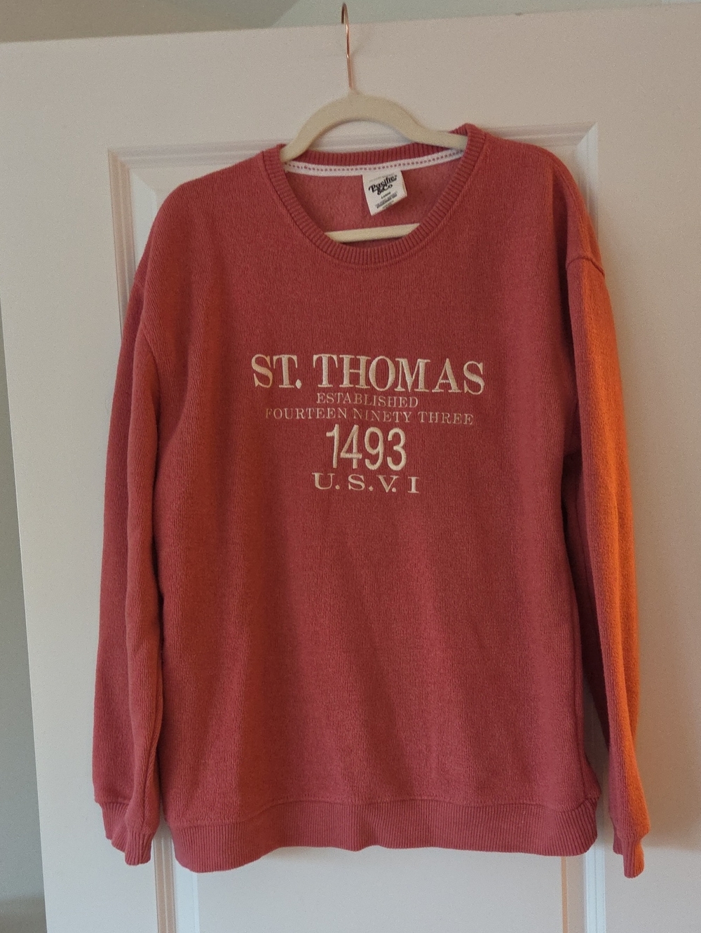 St. Thomas 1493 Crewneck Sweatshirt - Dusty Rose
